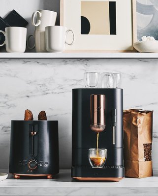 GE Cafe Matte Black Affetto Automatic Espresso Machine + Reviews, Crate &  Barrel