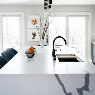 Camille Anthracite Velvet Counter Stool - image 8 of 9