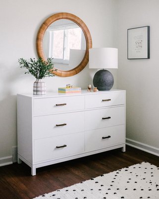 Parke 36" Navy Blue Wood 4-Drawer Kids Dresser - image 7 of 9