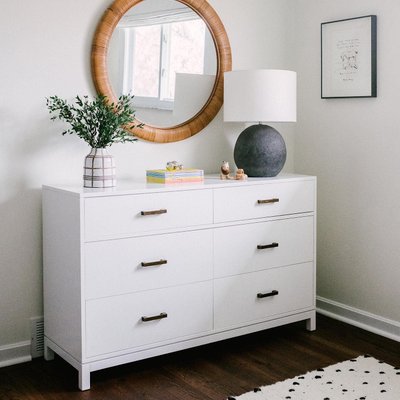 Parke White Wood 6-Drawer Kids Dresser + Reviews | Crate & Kids Parke White Wood 6-Drawer Kids Dresser + Reviews | Crate & Kids