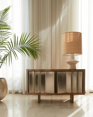 Rough Cast Black Aluminum Indoor Planter Large - image 4 of 8