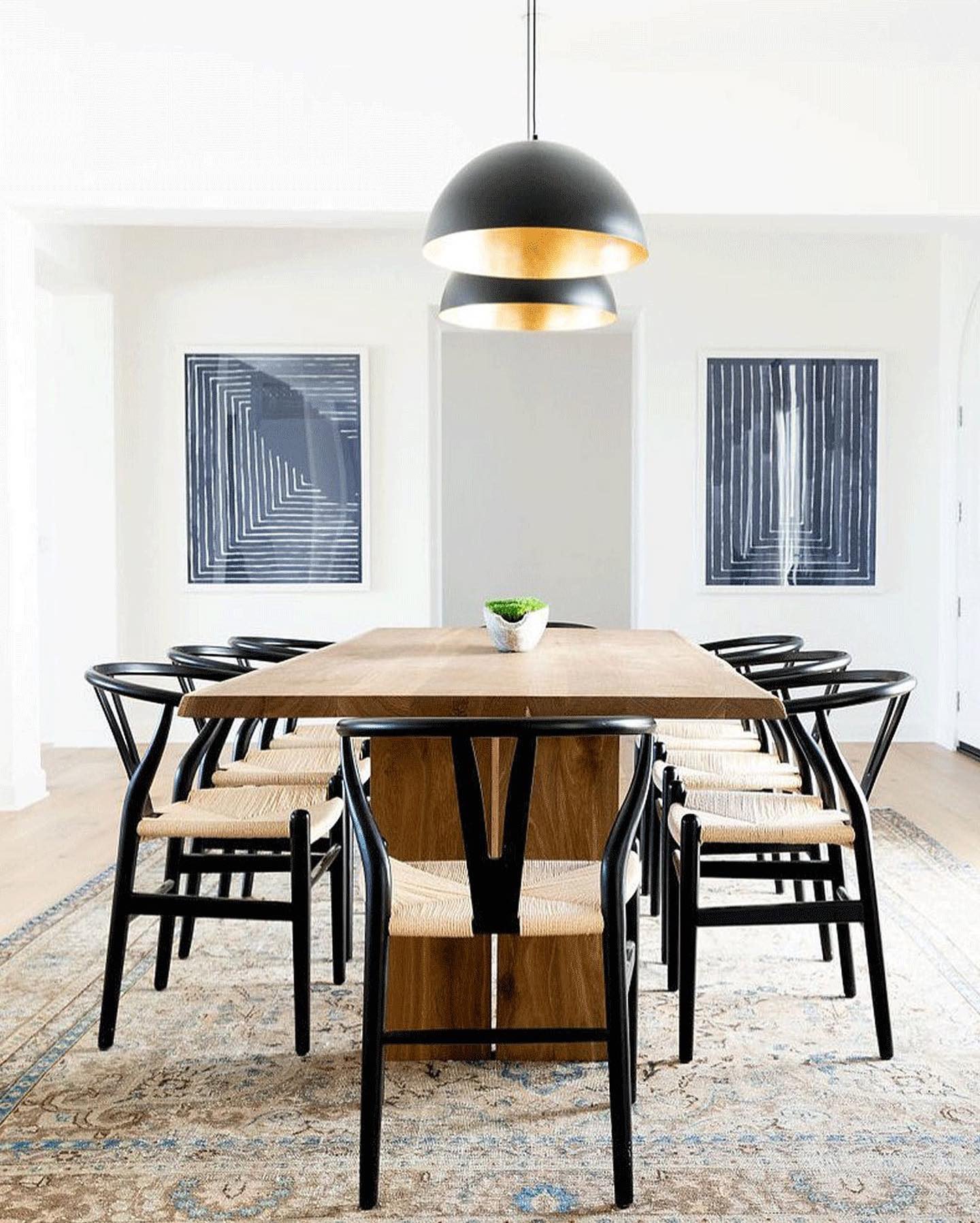 Wishbone chair and online dining table