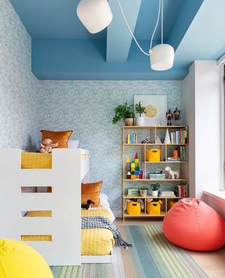 Abridged White Glaze Wood Kids Twin Over Full Bunk Bed with Left Ladder - image 13 of 14