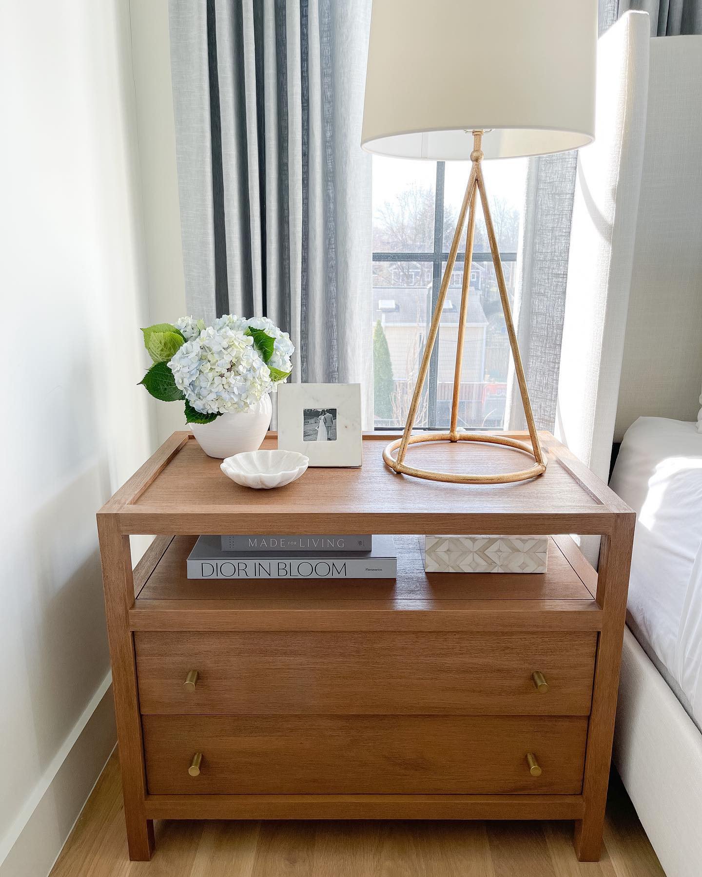 Keane driftwood store nightstand