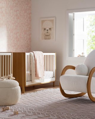 Warm Grey Linen Baby Crib Quilt - image 6 of 10