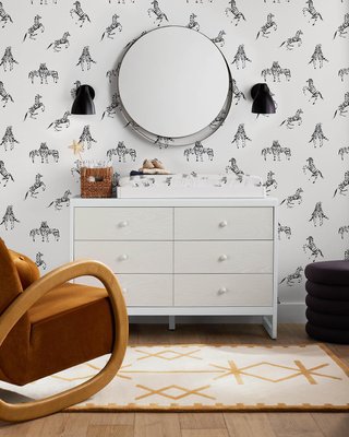 Wonderful Wicker Natural Woven 3-Compartment Diaper Caddy with Handles - image 7 of 10