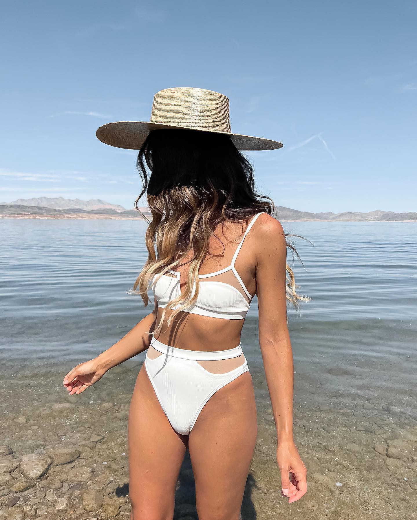 Product | Ribbed Sadie Bikini Top - Cream