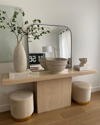 CRATE AND BARREL EDGE BLACK ARCH WALL MIRROR DUPE — KENDRA FOUND IT