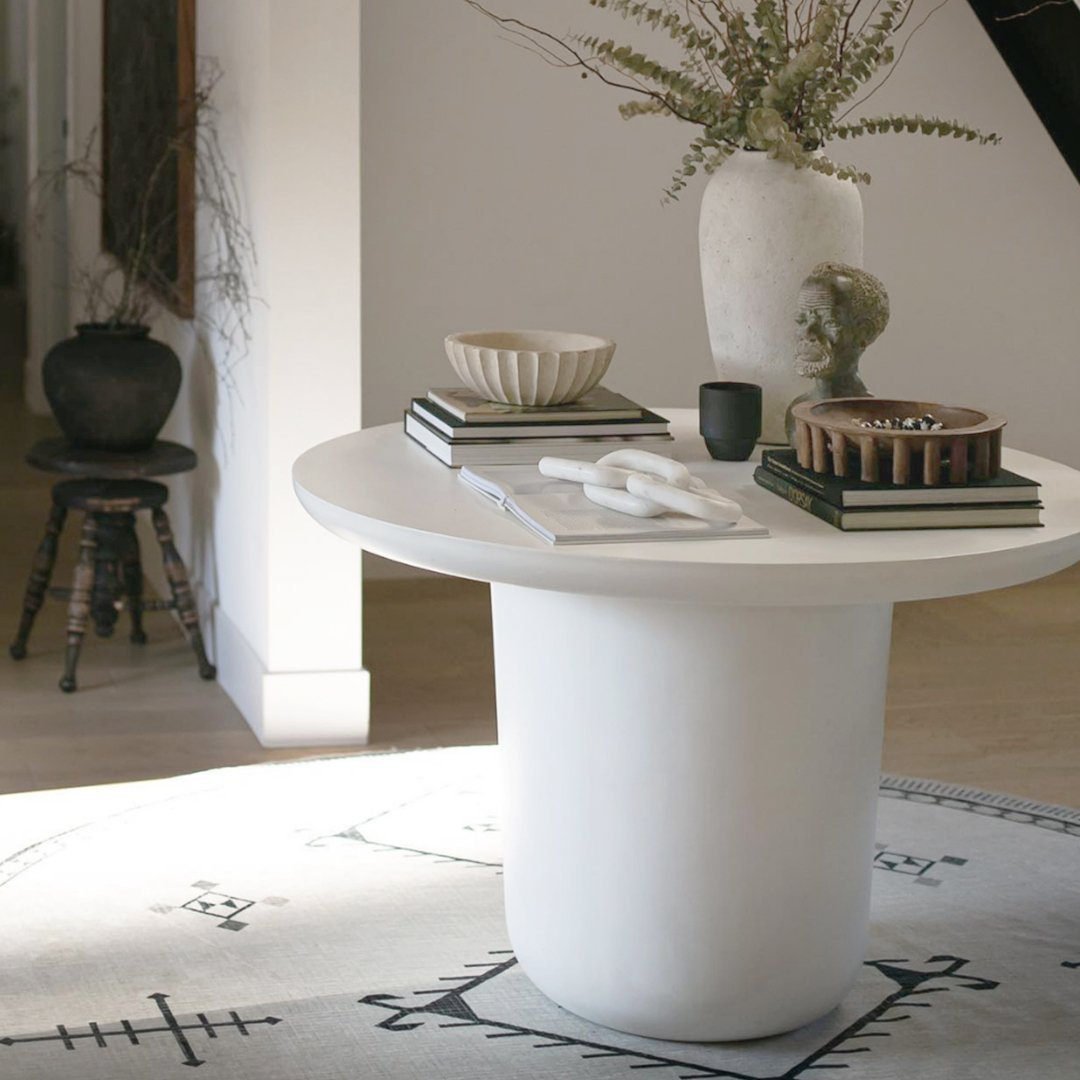 lola round concrete table