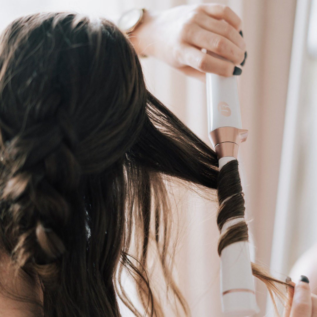 How to use a hotsell reverse tapered curling wand