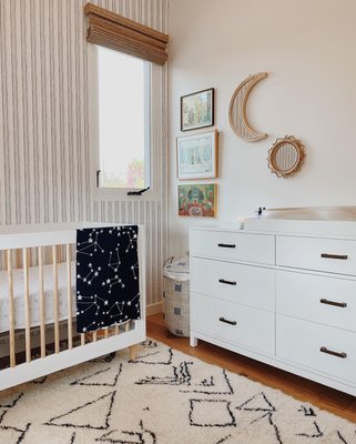 Parke 36" Navy Blue Wood 4-Drawer Kids Dresser - image 8 of 9