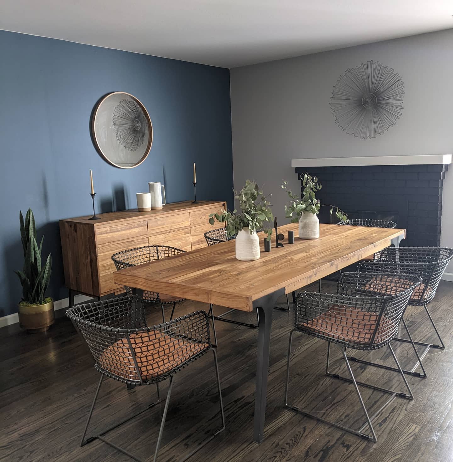 Crate and barrel teak best sale dining table