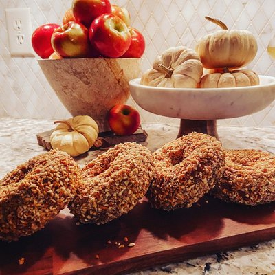 Wood and Marble Footed Fruit Bowl - image 6 of 7