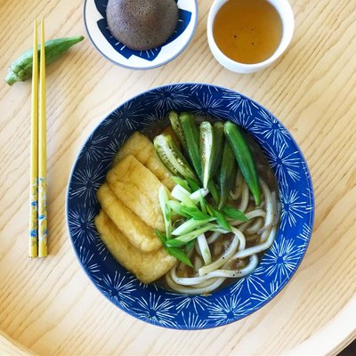 Mai 7.5" Blue Floral Bowl - image 8 of 9