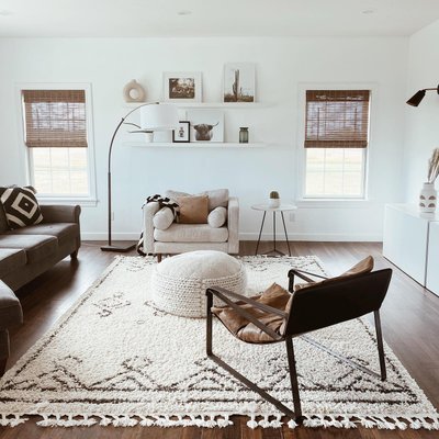 Dexter Arc Floor Lamp with White Shade 74" - image 8 of 11