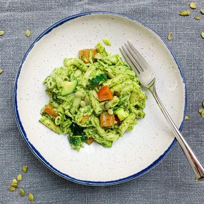 Lina Matte Blue Stripe Salad Plate - image 8 of 10