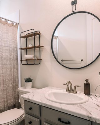 Odin Iron Large Pendant Mirror - image 9 of 11