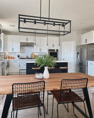 Tig Barrel Dining Chair Brown Leather Cushion - image 3 of 5