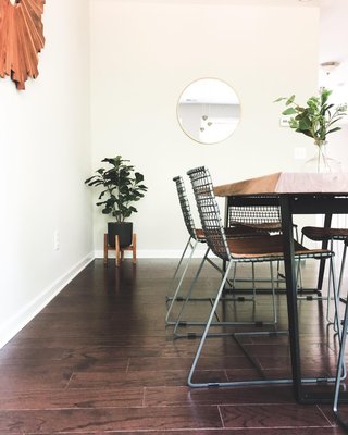 Tig Indoor/Outdoor White Metal Dining Chair - image 5 of 7