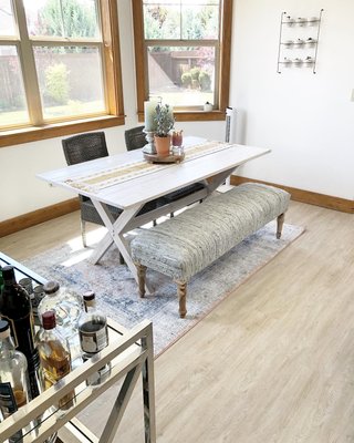 Spotlight White X-Leg Desk 58" - image 16 of 17