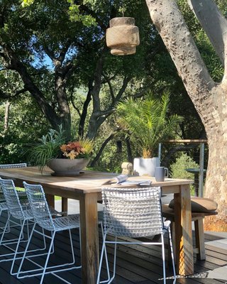 Tig Indoor/Outdoor White Metal Dining Chair - image 6 of 7