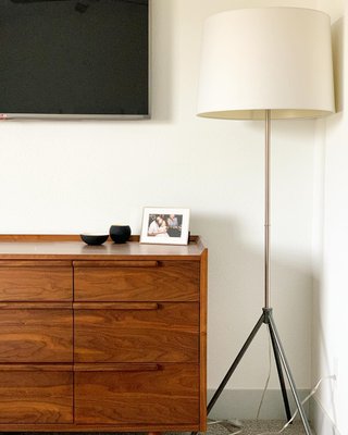 Tate 32" Walnut 5-Drawer Tall Dresser - image 12 of 13