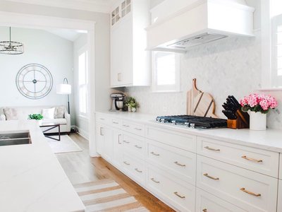 Petite Brass Adjustable Arc Floor Lamp 71" - image 9 of 10