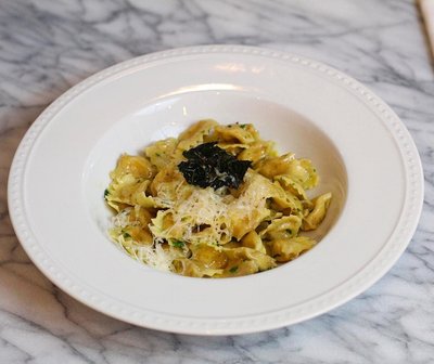 Staccato White Porcelain Low Bowl - image 9 of 9