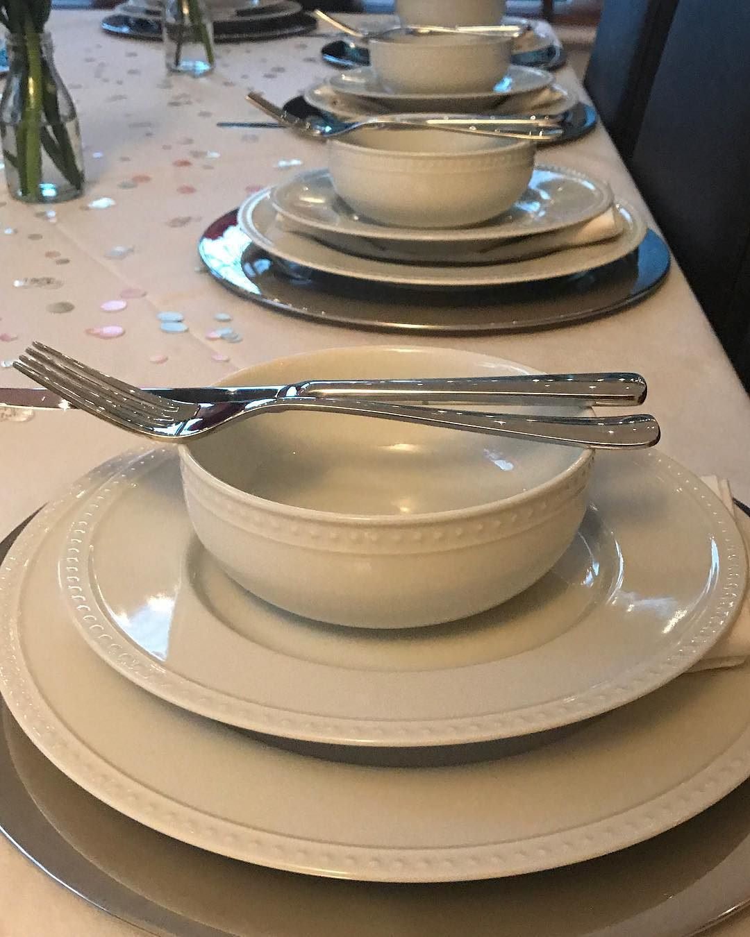 Staccato White Porcelain 16-Piece Dinnerware Set + Reviews | Crate