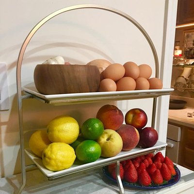 Cambridge Two-Tier Server with Plates - image 12 of 13