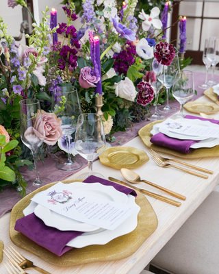 Velvet Amethyst Napkin - Linen Rentals | Wedding Table Linen