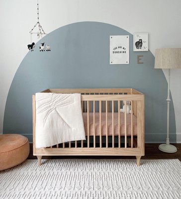 Wooden convertible crib EQUO life