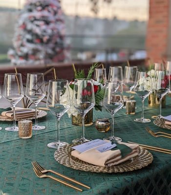 Adorn Spruce Table Linen - Linen Rentals | Wedding Table Linen