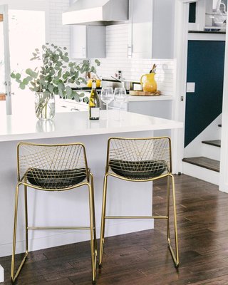 Alpha Brass Metal Bar Stool - image 9 of 10