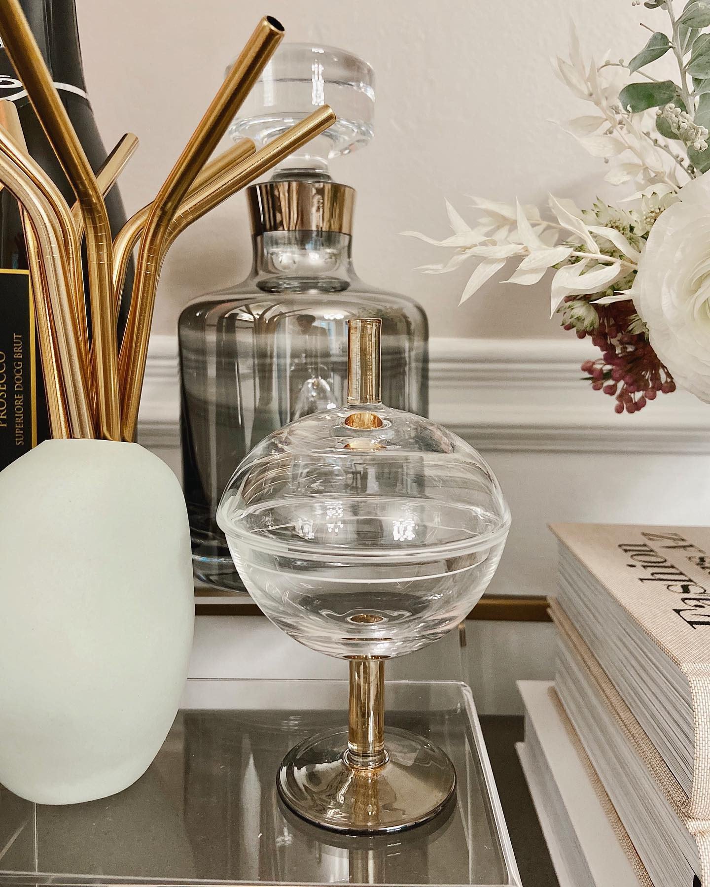 CB2 Gianna Glass Dish - Thumbnail 2