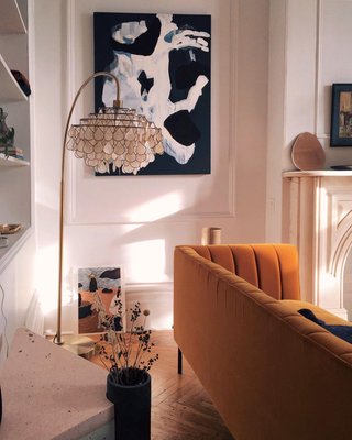 Teardrops Capiz Chandelier - image 9 of 10