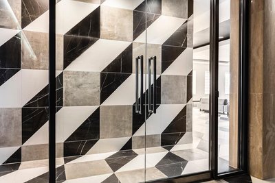 Alpha Black Metal Chair - image 10 of 11