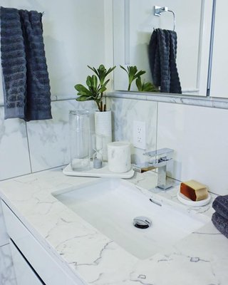 Nexus White Marble Vanity Tray - image 5 of 6
