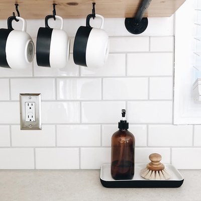 Black and White Ceramic Coffee Mug 14oz - image 7 of 8