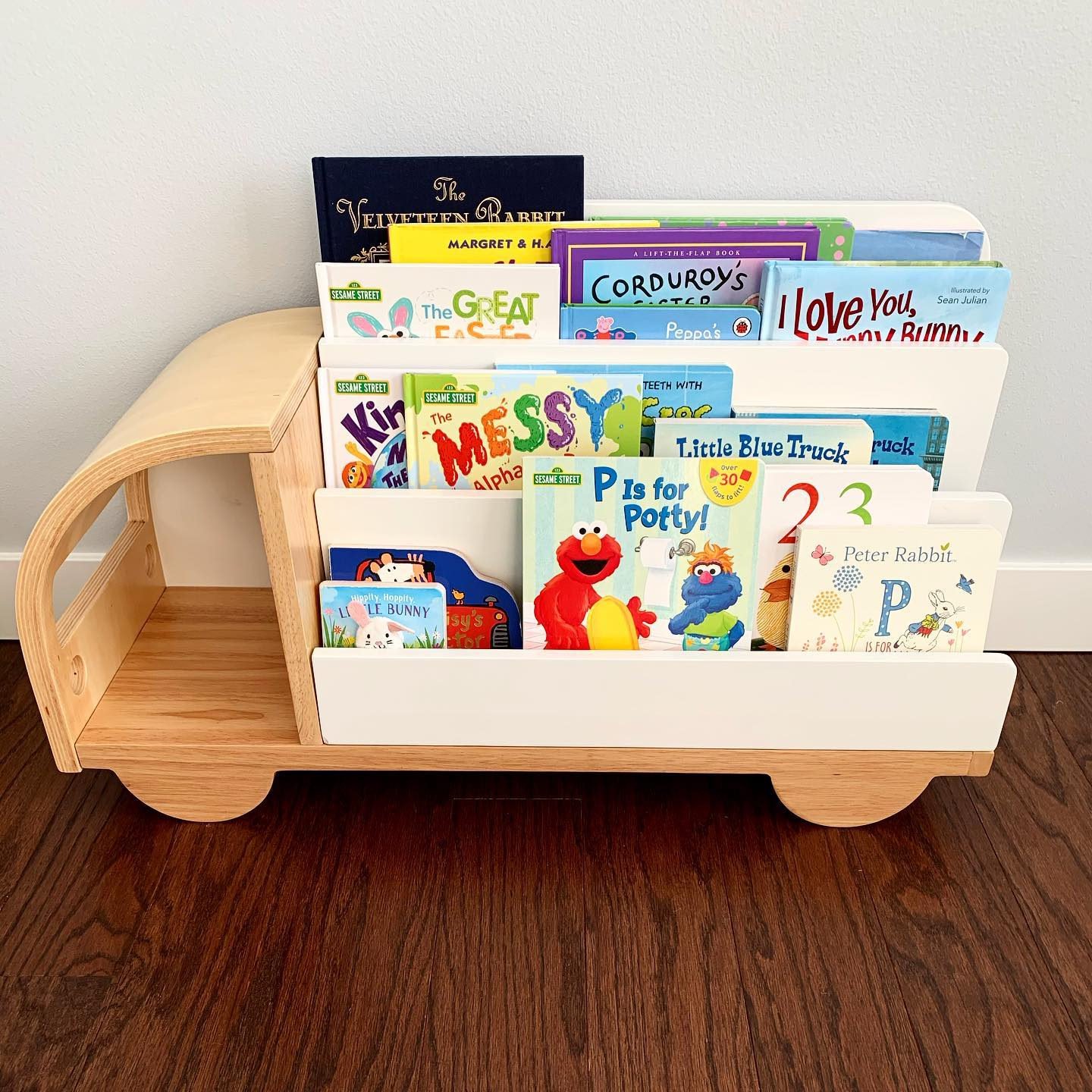 Crate and store barrel truck bookcase