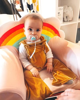 Large Rainbow Kids Lounge Nod Chair - image 15 of 17