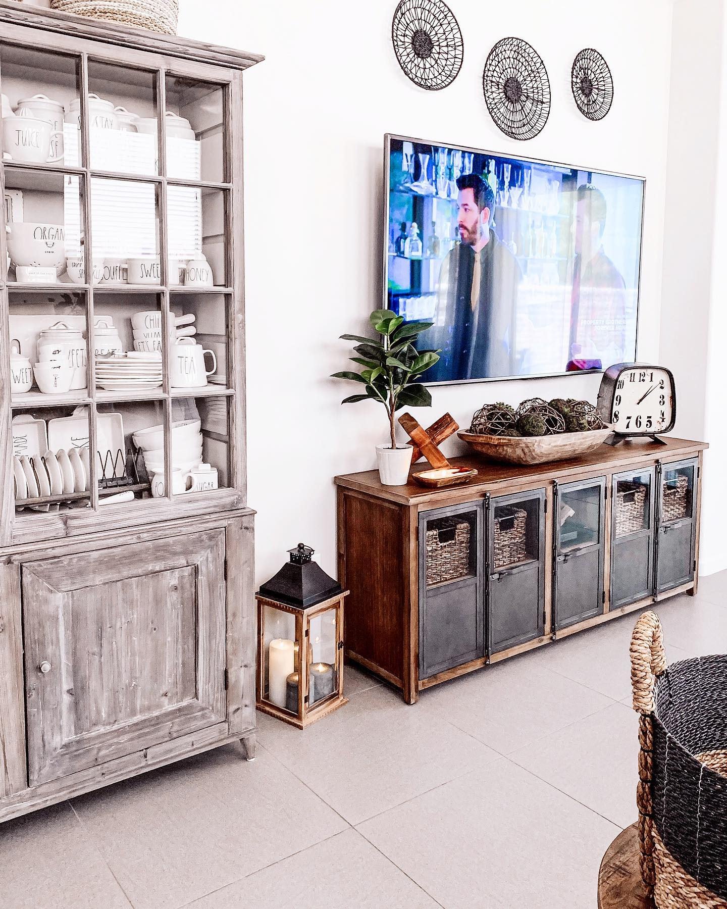 World market metal cabinet top