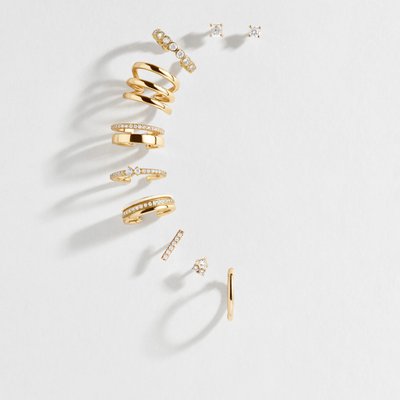 Emely 18K Gold Ear Cuff - Gold