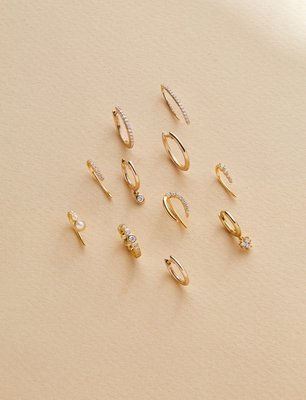 THELMA & LOUISE GOLD EARRING – Chérut FINE JEWELRY