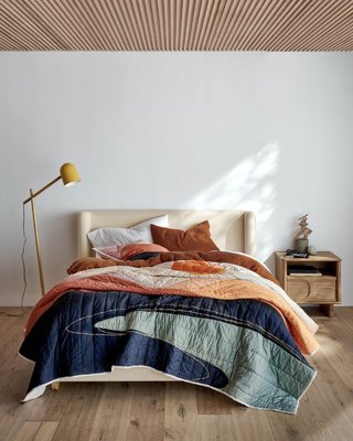 Pismo Blue Upholstered Kids Twin Bed - image 8 of 10