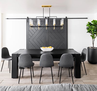 Sobro 86" Walnut Dining Table - image 11 of 13