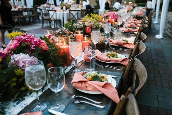 Blooming Lace Table Runner - Linen Rentals | Wedding Table Linen