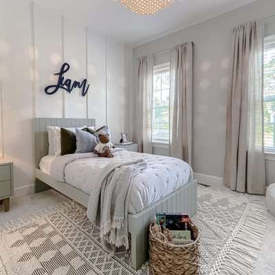 Finn Sage Green Wood Kids Twin Bed - image 13 of 14