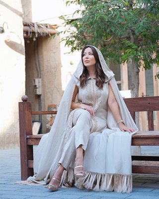 بلشتوا تجهيزات العيد؟ ♥️ 
✨Caftan by bellucci_caftan 
✨Shoes by malonesouliers