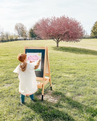 Wooden Kids Art Easel